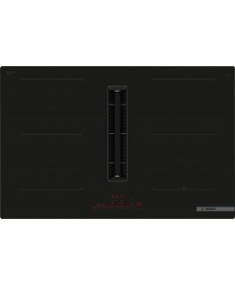 Bosch Serie 6 PVQ811H26E варочная поверхность Черный Встроенный 80 cm Плита с зонами индукции 4 зона(ы) Встроенный капюшон
