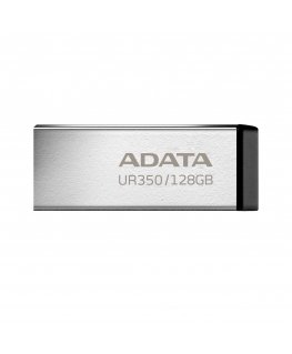 ADATA UR350 USB-muisti 128 GB USB A-tyyppi 3.2 Gen 1 (3.1 Gen 1) musta, Hopea