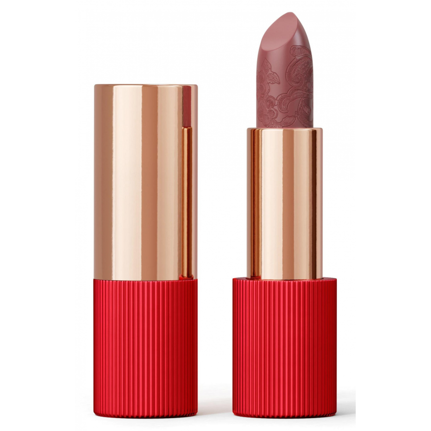 La Perla, Matte Silk, Matte, Cream Lipstick, 101, Nude Red, 3.5
