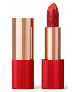 La Perla, Matte Silk, Matte Silk, Cream Lipstick, 105, Poppy Red