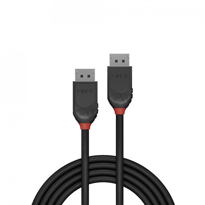 Lindy 36492 DisplayPort-kaapeli 2 m musta – 2