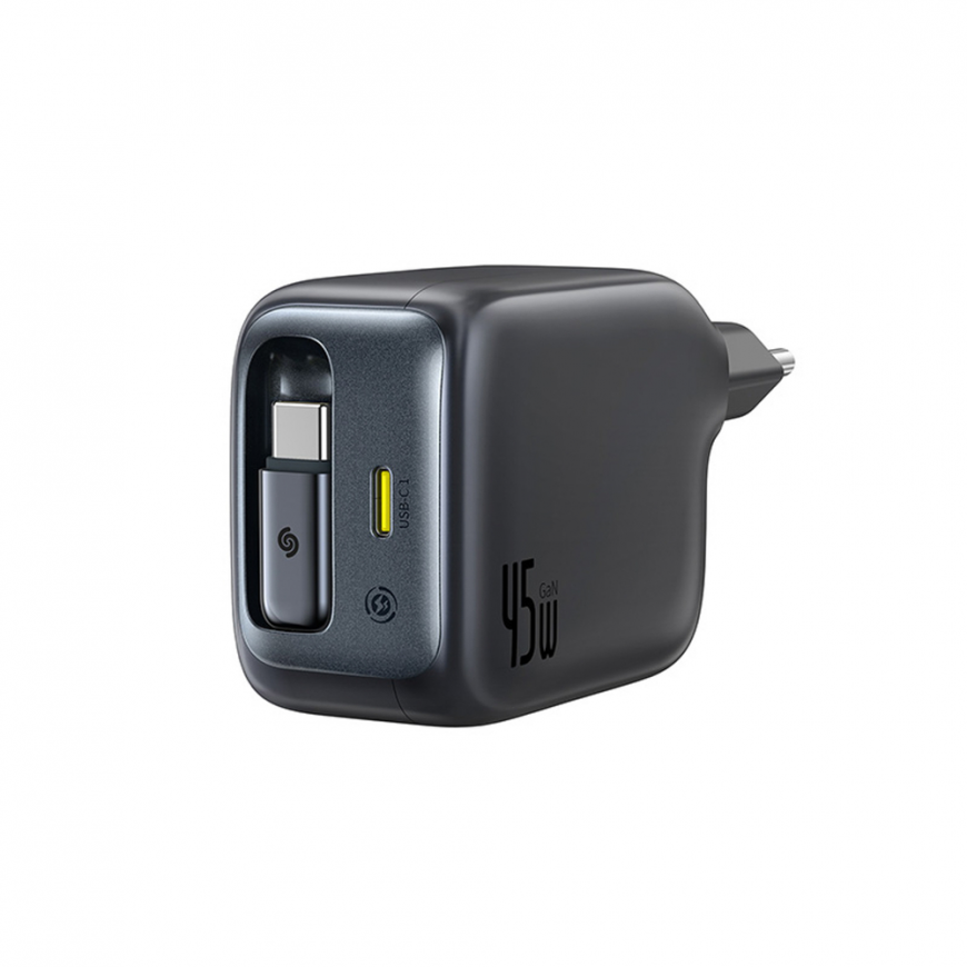 Baseus EnerCore CJ11 45W Wall Charger with USB-C Port and Retrac – 2