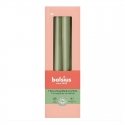 Bolsius Настольные Свечи 4шт245/24mm Olive Green