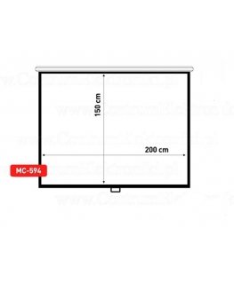 Maclean MC-594 projitseerimisekraan 2,54 m (100") 3:4