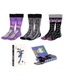 CERDÁ DC Comics Joker Socks Set, 3 for Adults