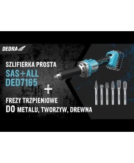 Cordless Straight Grinder 18V 0*AH SAS+