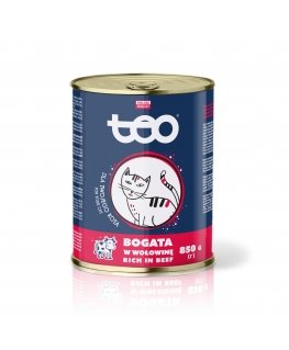 TEO Rich in Beef - Wet Cat Food - 850g