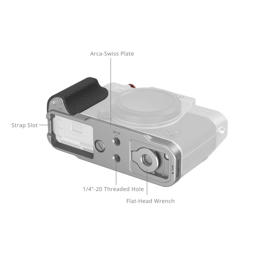 SmallRig 5664 camera cage 1/4" Black, Silver – 4