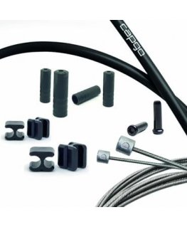 Capgo BL Single (1x) Cable Set stainless Shimano/Sram MTB & E-Bike 1x11/12/13 black