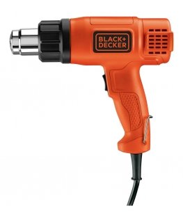 Black & Decker KX1650-QS kuumailmapistooli 740 l/min 600 °C 1750 W musta, Oranssi
