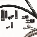 Capgo OL Single(1x) stainless Kevlar Shimano/Sram MTB & E-Bike 1x11/12/13 Gear Cable Set black