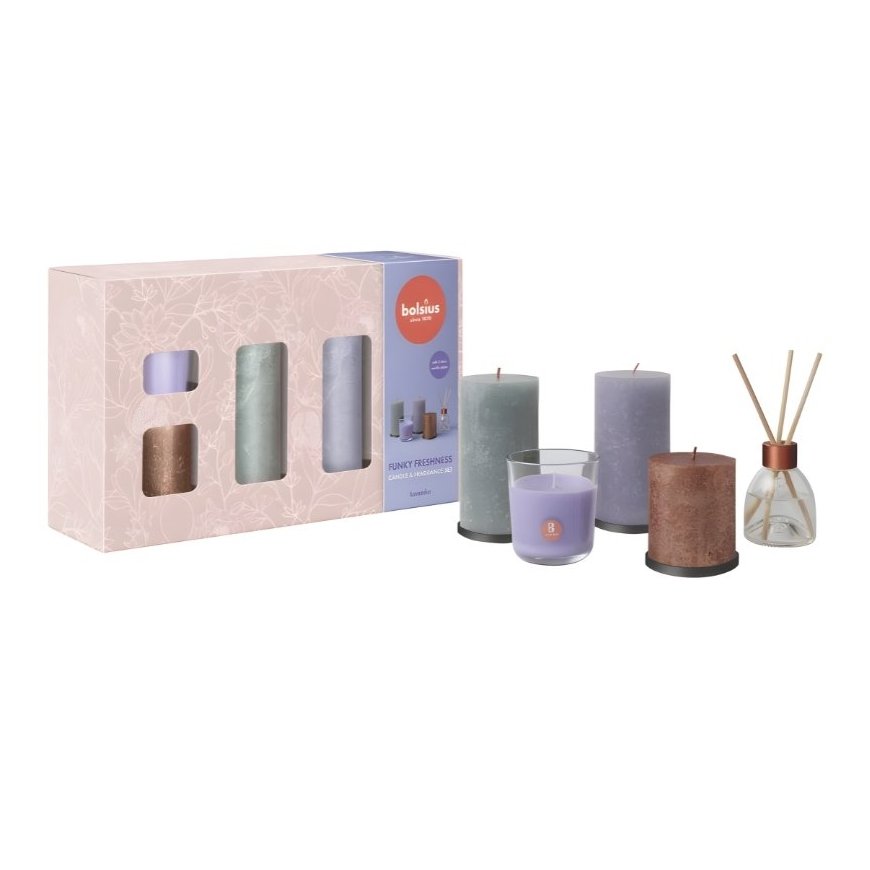 Bolsius Funky Freshness Gift Set Lavender – 2
