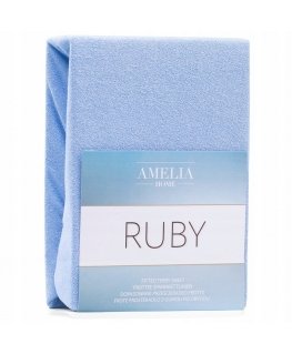 Lakštas RUBY, värv sinine, stiil klassikaline, materjalitüüp - tekstiil, kootud kangas 80-90x200 AmeliaHome