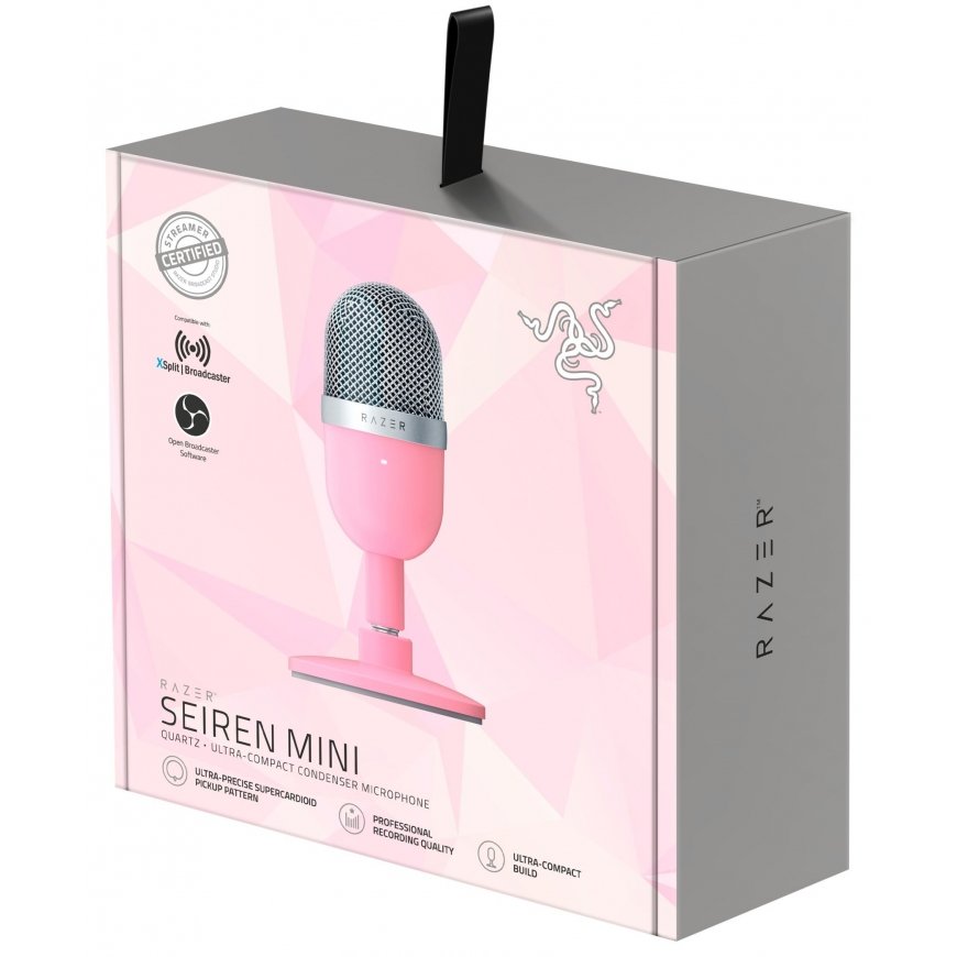 Razer Seiren Mini Rozā Galda mikrofons – 4