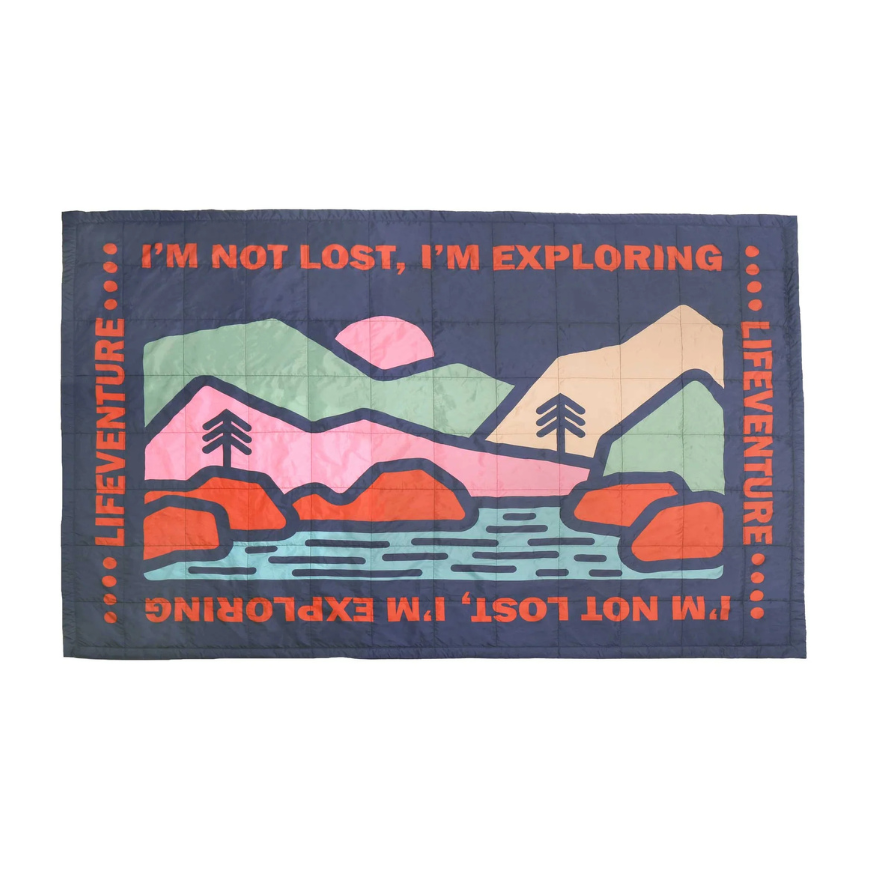 Lifeventure Fleece Lined Blanket reisijate - Sinine – 2