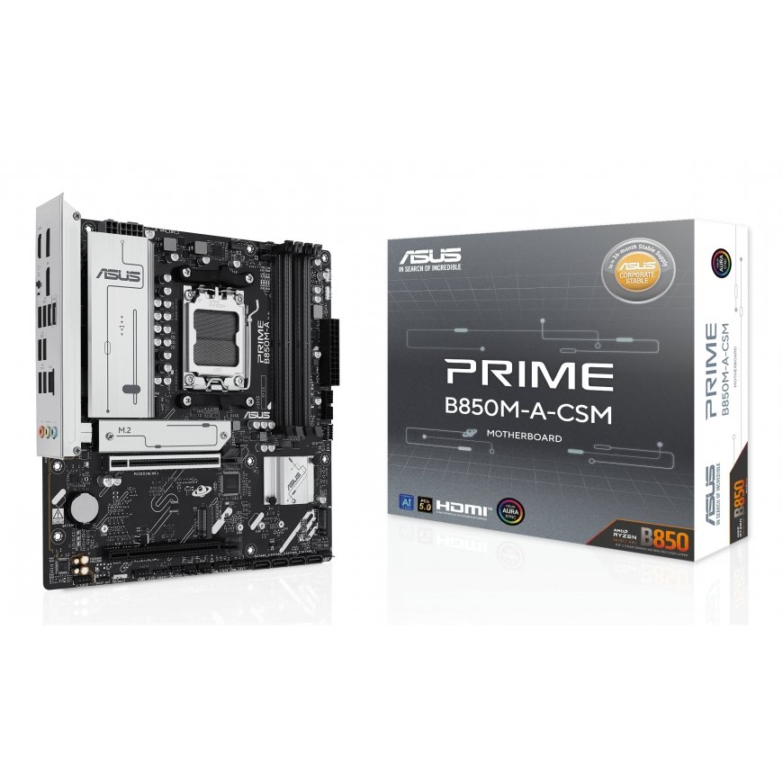 ASUS PRIME B850M-A-CSM AMD B850 AM5 lizdas „micro ATX“