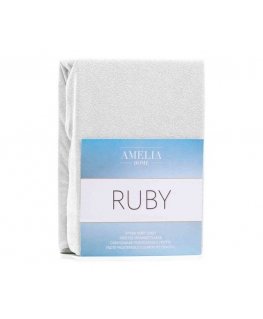 AmeliaHome НАТЯЖНОЕ ПОКРЫВАЛО FITTEDFRO/AH/RUBY/WHITE01/180-200x200+30