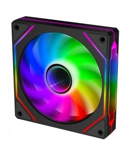 EVOLVEO 120UX-S, fan, 120mm, 4pin molex, ARGB, slave, black