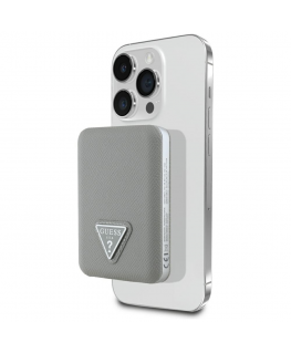 Power Bank Guess Grained Triangle 5000mAh 15W USB-C MagSafe Indu