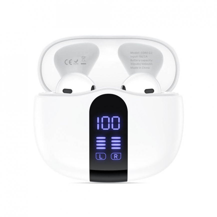 Tech-Protect UltraBoost TWS Core G2 Headphones - White – 3
