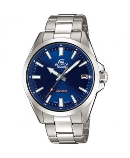 Casio EFV-100D-2AVUEF rankinis laikrodis Unisekso stiliaus Kvartcas Mėlyna, Sidabras