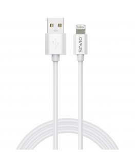 Savio Cl-193 USB кабель USB 2.0 2 m USB A USB C/Lightning Белый