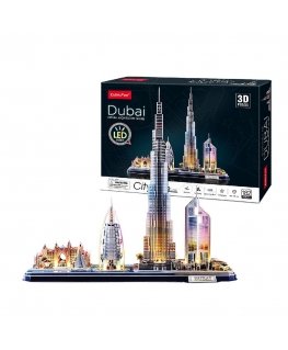 CubicFun Cubic Fun 3d Puzzle City Line Dubai LED