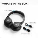 Soundcore Q20i Headset Wired Head-band Calls/Music USB Type-C Bluetooth Black