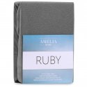 AmeliaHome Fitted Sheet RUBY CHARCOAL 72/100-120x200+30 AmeliaHome Fitted Sheet RUBY CHARCOAL 72/100-120x200+30