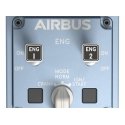 Thrustmaster TCA Quadrant Airbus Edition Melns, Zils Flight Sim PC (dators)