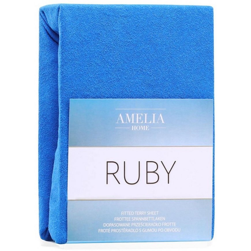 AmeliaHome Fitted Sheet RUBY SILVER 60/200-220x200+30 – 2