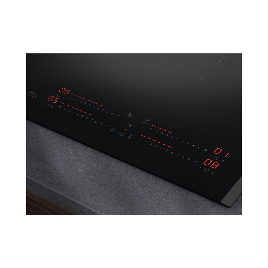 AEG TI84IB10FB Black Built-in 80 cm Zoneless induction hob 4 zone(s) – 5