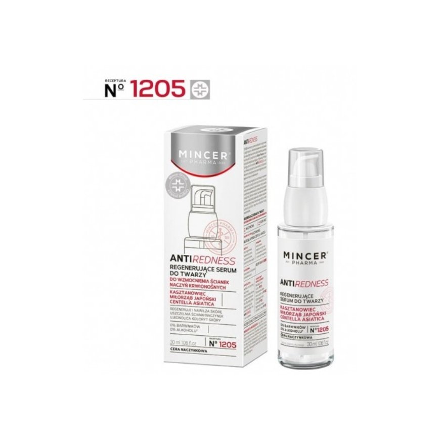 Mincer Pharma Anti-Redness regeneratiivne näoserum veresoonte nahale N°1205 30ml – 2