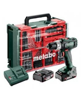 Metabo SB 18 Set 1600 RPM Keyless 1.3 kg Multicolour