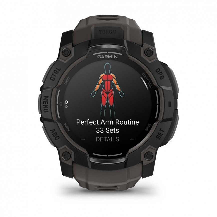 Garmin Instinct 3 AMOLED 3,3 cm (1.3") 50 mm Skaitmeninis 416 x 416 pikseliai Lietimui jautrus ekran – 3