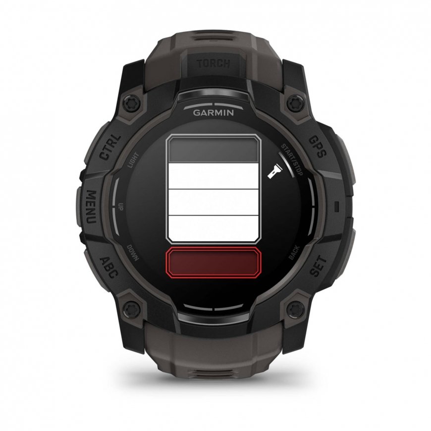Garmin Instinct 3 AMOLED 3,3 cm (1.3") 50 mm Digitāls 416 x 416 pikseļi Skārienjūtīgais ekrāns Melns – 5