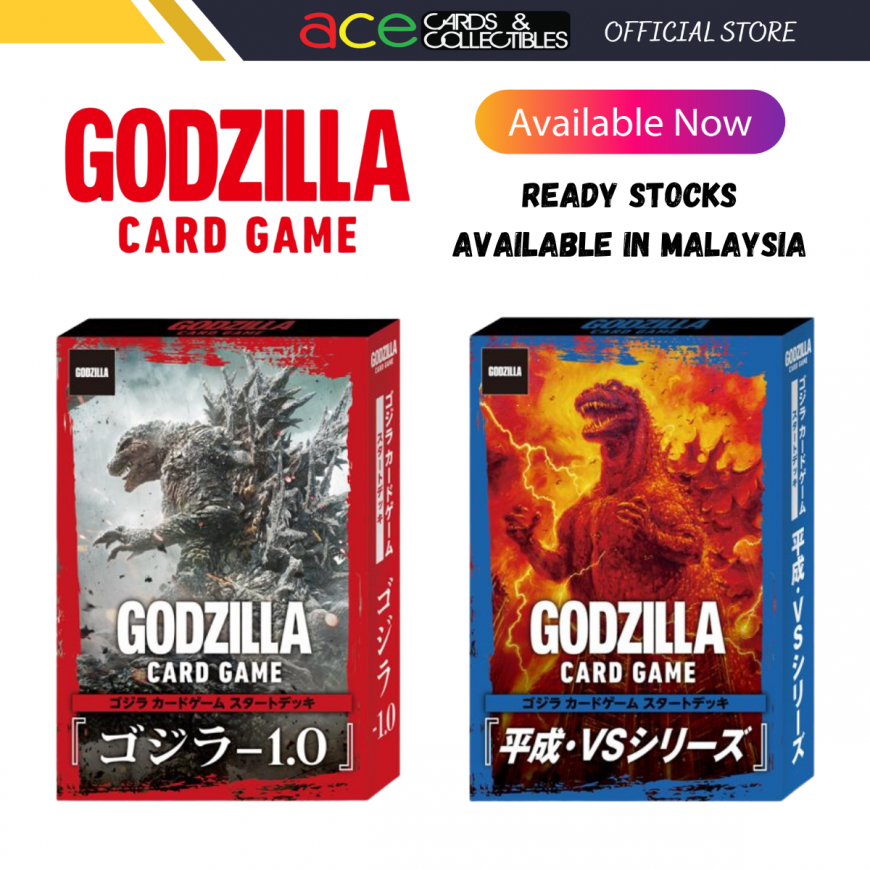 Bandai Tcg Godzilla kaardimängu alguskomplekt "Heisei seeria"
