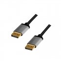 LogiLink CDA0103 DisplayPort cable 5 m Black, Grey