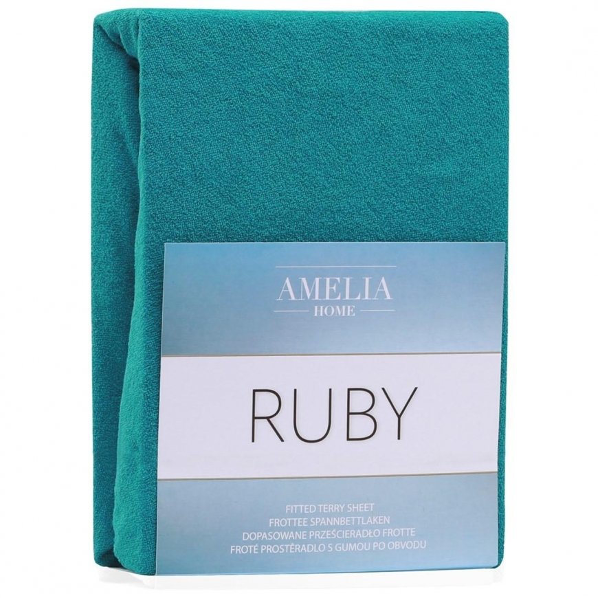 AmeliaHome Įtempiama antklodė RUBY/OLIVEGREEN 100-120x200+30