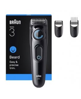 Braun BT3520 habemetrimmer Patarei 40 2 cm Must, Sinine