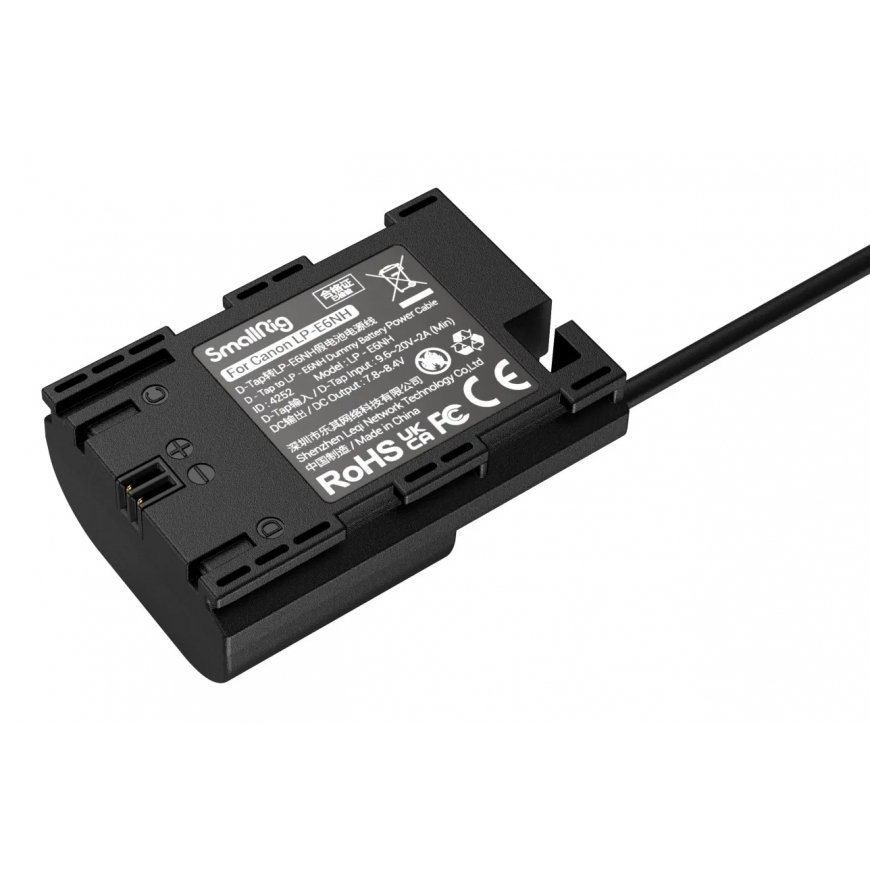 SmallRig 4252 kameran johto 2 m musta – 2