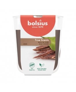 Bolsius True Scents Scented Candle 80x73mm Oud Wood