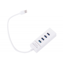 Fusion Hub usb 3.0 port splitter 4 port splitter adapter | white Fusion Hub usb 3.0 port splitter 4 port splitter adapter | white