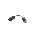 Lenovo 4X90R61023 video cable adapter 0.225 m DisplayPort HDMI Type A (Standard) Black Lenovo 4X90R61023 video cable adapter 0.225 m DisplayPort HDMI Type A (Standard) Black