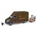 BRUDER 02678 Jakeluauton pienoismalli Esikoottu 1:16 BRUDER 02678 Jakeluauton pienoismalli Esikoottu 1:16