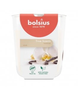 Bolsius True Scents Aromātiskā Svece 80x73mm Vanilla