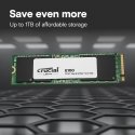 Crucial E100 2 TB M.2 PCI Express 4.0 NVMe Crucial E100 2 TB M.2 PCI Express 4.0 NVMe