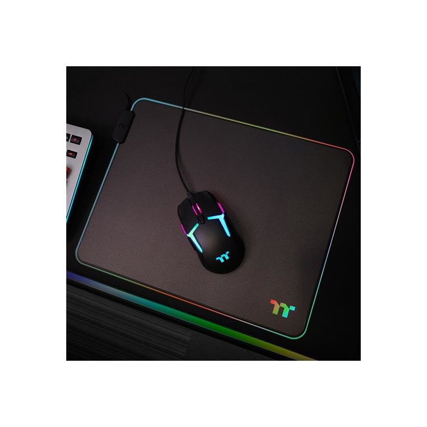 Thermaltake GMP-LVT-RGBHMS-01 mouse pad Gaming mouse pad Black – 4