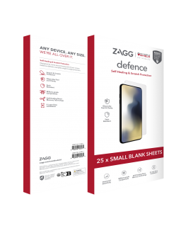 Zagg Phones up to 7" FM Defence-ML-Small-25PK-FG (matless)