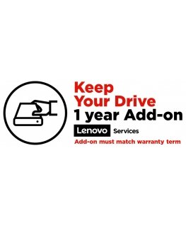Lenovo 1Y Keep Your Drive 1 lisenssi(t) 1 vuosi/vuosia